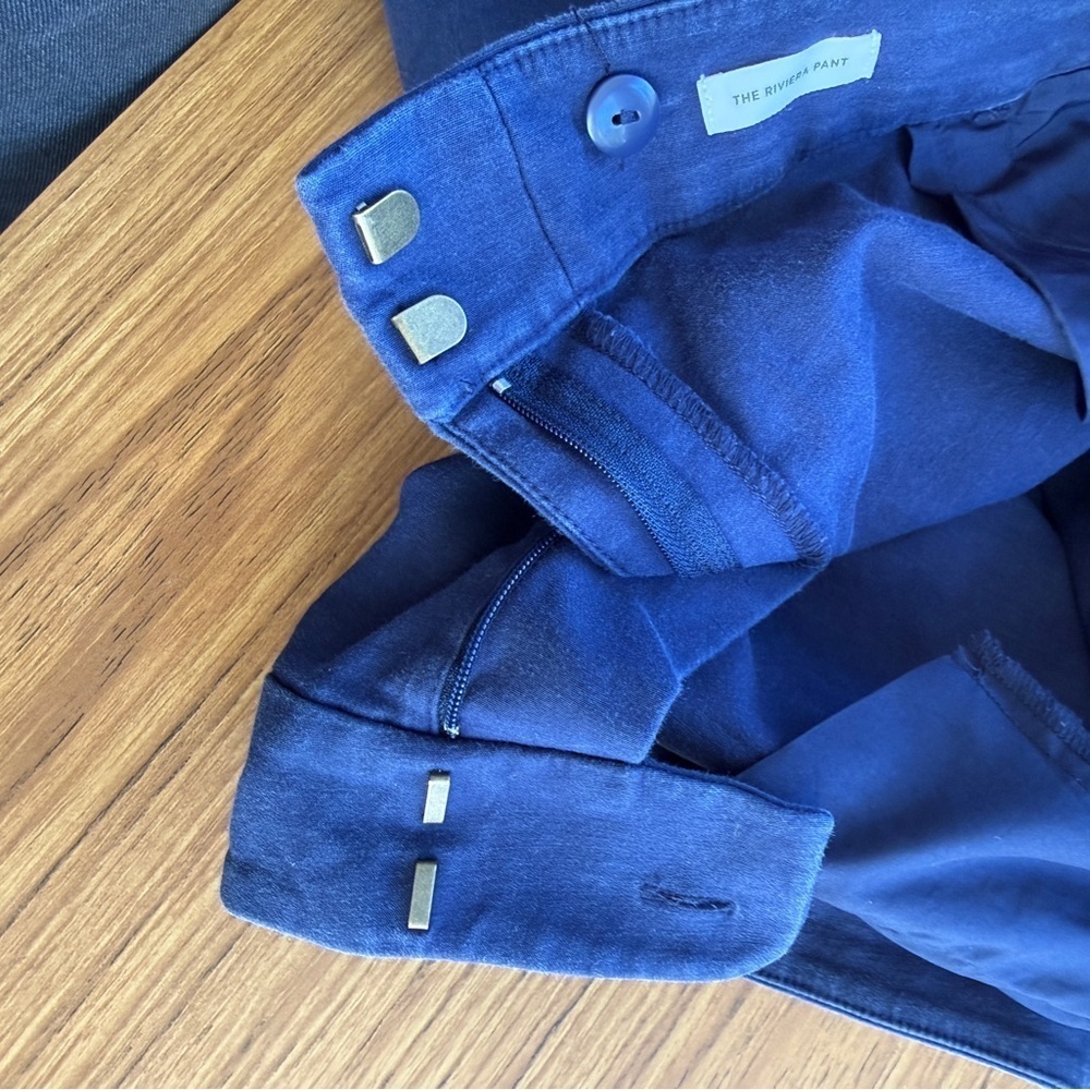 LOFT Plus Marisa Riviera Crop Pants Navy Women’s Size 20 - Picture 7 of 9